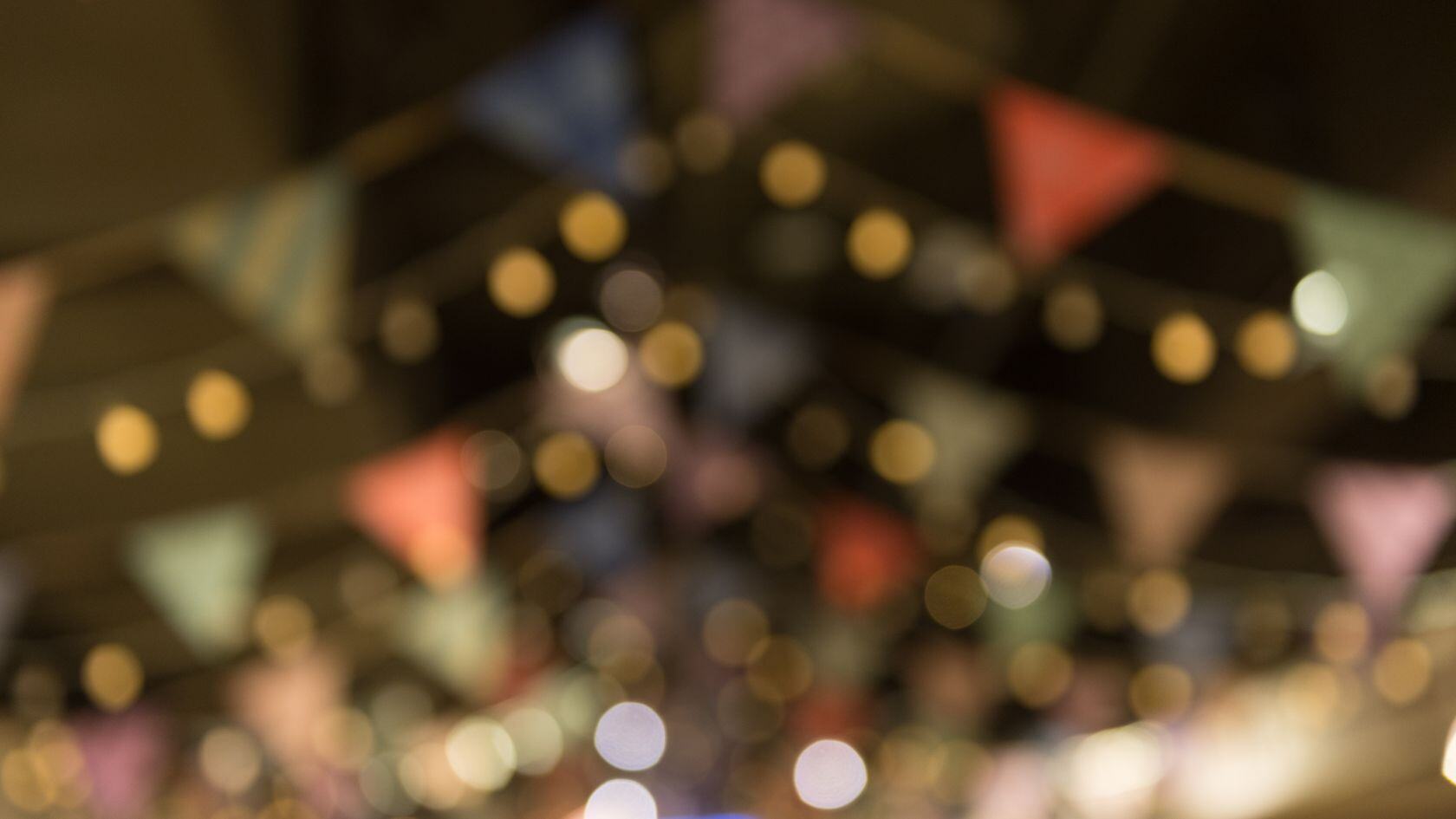 Defocused Festival Lights