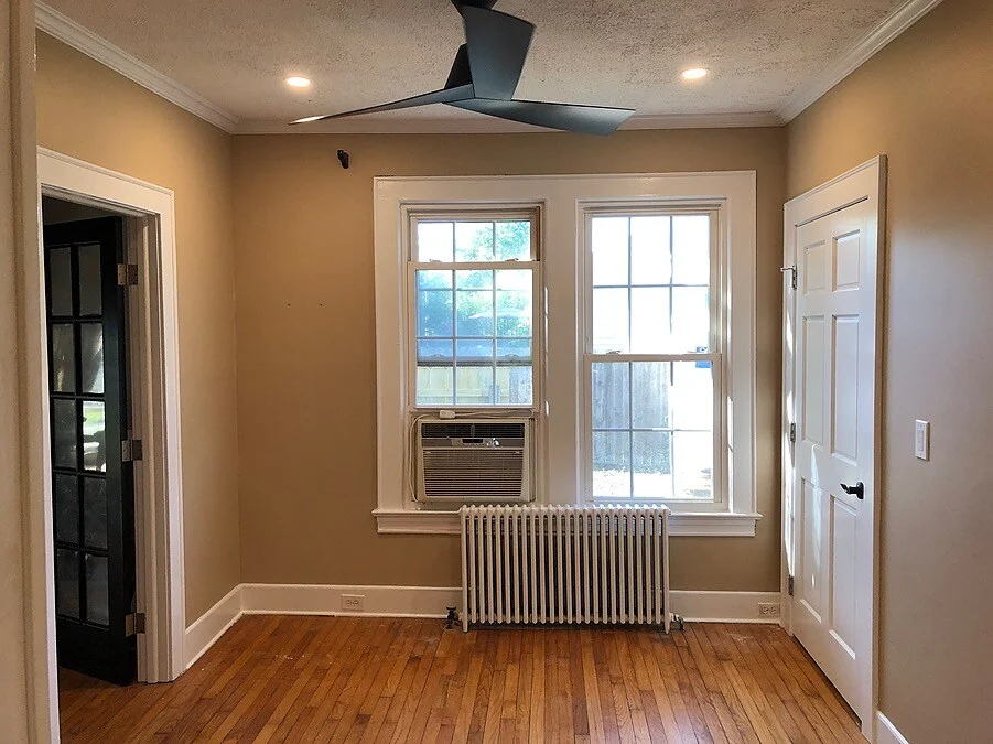 Hall between bedroom and bathroom in ADA-Compliant remodel by Kuhn Construction